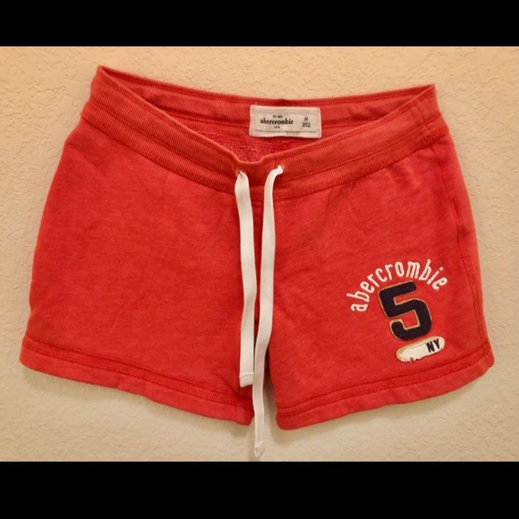 Abercrombie Kids soft shorts with drawstring. Muted red. Medium, girls. - Picture 3 of 5